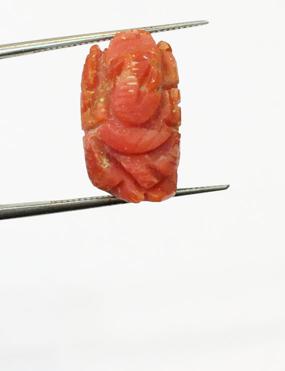 11.57 ct Natural Certified Ganesh Moonga